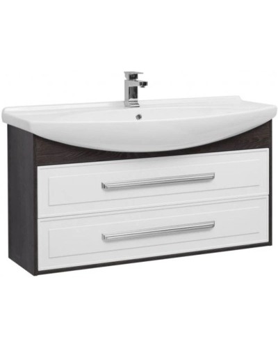 Тумба белый глянец/дуб кантербери 116 см Aquanet Остин 00201723