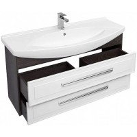 Тумба белый глянец/дуб кантербери 116 см Aquanet Остин 00201723