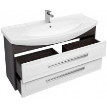 Тумба белый глянец/дуб кантербери 116 см Aquanet Остин 00201723