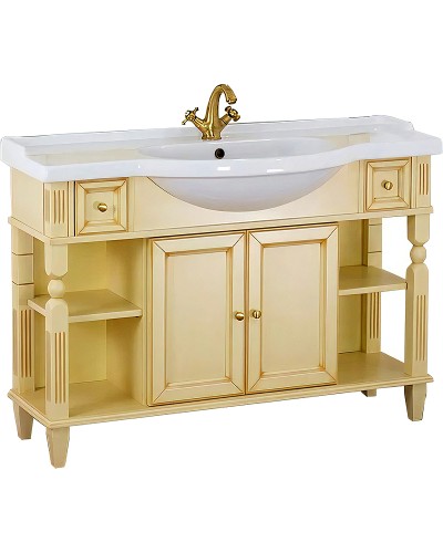 Тумба под раковину Migliore Kantri 120 26673 Бежевая