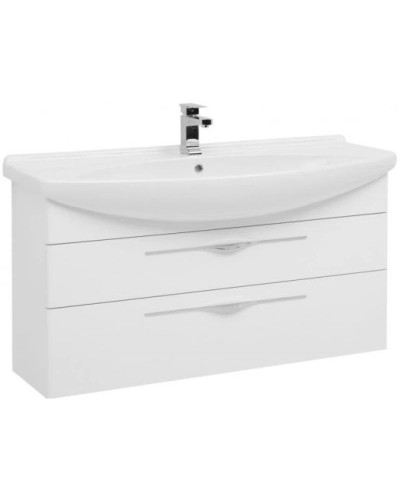 Тумба белый глянец 116 см Aquanet Ирвин 00203975