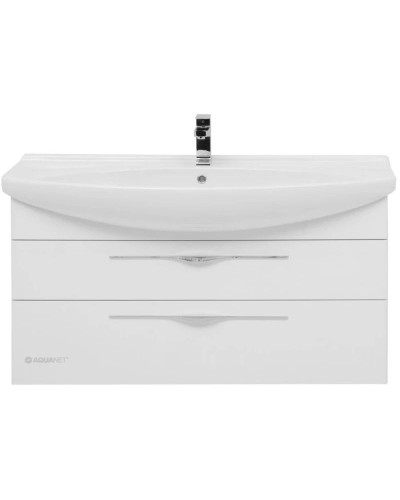 Тумба белый глянец 116 см Aquanet Ирвин 00203975