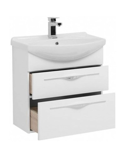 Тумба белый глянец 62,2 см Aquanet Ирвин 00203969