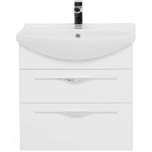 Тумба белый глянец 62,2 см Aquanet Ирвин 00203969