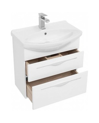 Тумба белый глянец 62,2 см Aquanet Ирвин 00203969