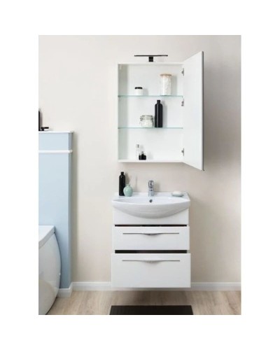 Тумба белый глянец 62,2 см Aquanet Ирвин 00203969