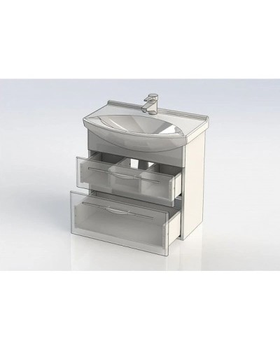 Тумба белый глянец 62,2 см Aquanet Ирвин 00203969