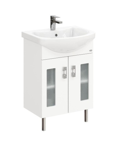 Тумба под раковину Onika Кристалл 55.18 105555 Белая