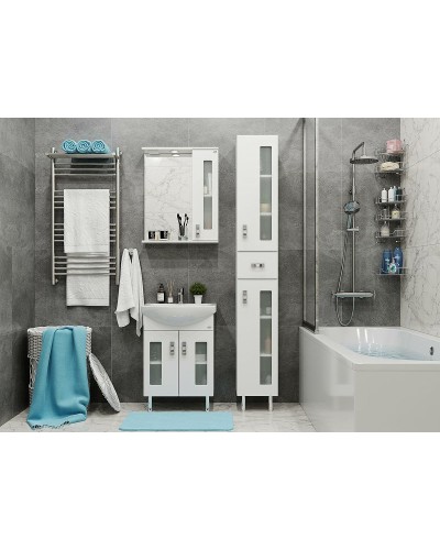 Тумба под раковину Onika Кристалл 55.18 105555 Белая