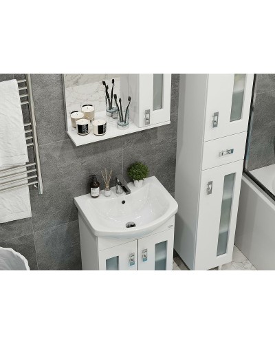 Тумба под раковину Onika Кристалл 55.18 105555 Белая