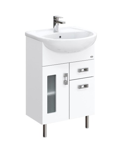 Тумба под раковину Onika Кристалл 55.182 105551 Белая