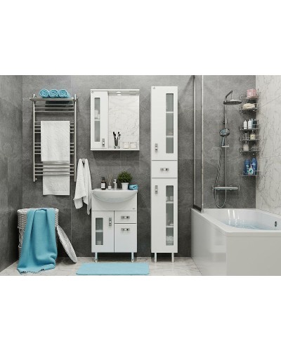 Тумба под раковину Onika Кристалл 55.182 105551 Белая