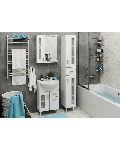 Тумба под раковину Onika Кристалл 55.182 105551 Белая