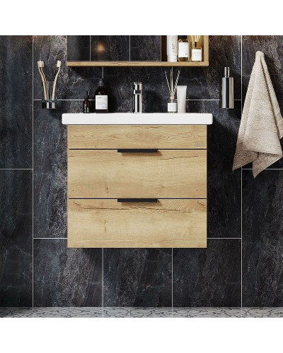Тумба под раковину Onika Легран 50.13 105031 подвесная Дуб галифакс