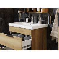 Тумба под раковину Onika Легран 50.13 105031 подвесная Дуб галифакс