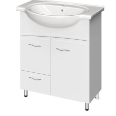 Тумба белый глянец 66,2 см Cersanit Erica New SU-ERN-ERI70