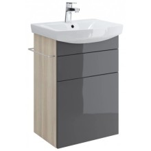 Тумба серый/ясень 46 см Cersanit Smart SU-SMA-CA50/Gr