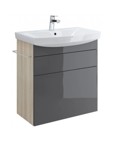 Тумба серый/ясень 64,5 см Cersanit Smart SU-SMA-CA70/Gr