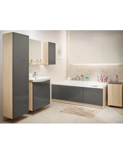 Тумба серый/ясень 64,5 см Cersanit Smart SU-SMA-CA70/Gr