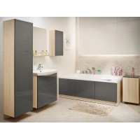 Тумба серый/ясень 79 см Cersanit Smart SU-SMA-CO80/Gr