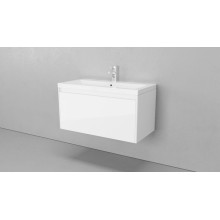 Тумба под раковину Velvex Klaufs 90 tpKLA.90.1Y.NEW-616.216 подвесная Белая