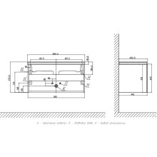 Тумба под раковину Velvex Klaufs 90 tpKLA.90.1Y.NEW-617.217 подвесная Шатанэ Черная