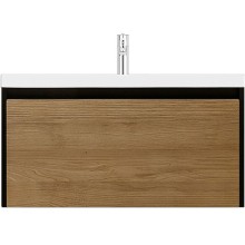 Тумба под раковину Velvex Klaufs 90 tpKLA.90.1Y.NEW-617.217 подвесная Шатанэ Черная