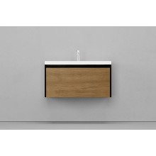 Тумба под раковину Velvex Klaufs 90 tpKLA.90.1Y.NEW-617.217 подвесная Шатанэ Черная