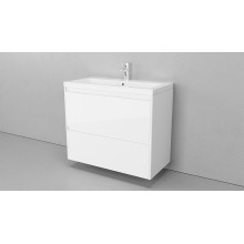 Тумба под раковину Velvex Klaufs 90 tpKLA.90.2Y.NEW-616.216 подвесная Белая