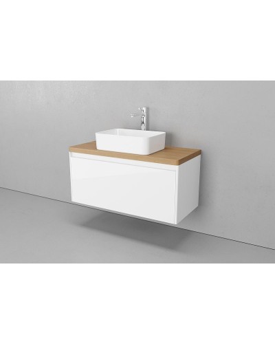 Тумба под раковину Velvex Klaufs 100 tpKLA.100.1Y.NEW-616.216 подвесная Белая