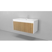 Тумба под раковину Velvex Klaufs 100 tpKLA.100.1Y.NEW-617.216 подвесная Шатанэ Белая