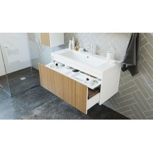 Тумба под раковину Velvex Klaufs 100 tpKLA.100.1Y.NEW-617.216 подвесная Шатанэ Белая