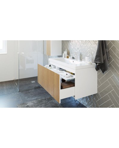 Тумба под раковину Velvex Klaufs 100 tpKLA.100.1Y.NEW-617.216 подвесная Шатанэ Белая