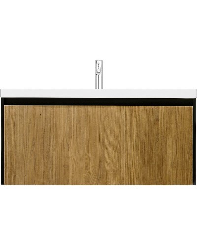 Тумба под раковину Velvex Klaufs 100 tpKLA.100.1Y.NEW-617.217 подвесная Шатанэ Черная