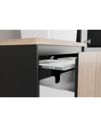 Тумба под раковину Velvex Klaufs 100 tpKLA.100.1Y.NEW-617.217 подвесная Шатанэ Черная