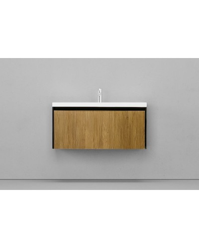 Тумба под раковину Velvex Klaufs 100 tpKLA.100.1Y.NEW-617.217 подвесная Шатанэ Черная