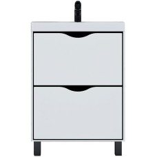 Тумба под раковину Velvex Rigli 60 tnRIG.60.2Y-21.631.231 Белая Графит