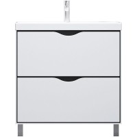 Тумба под раковину Velvex Rigli 80 tnRIG.80.2Y-21.631.231 Белая Графит