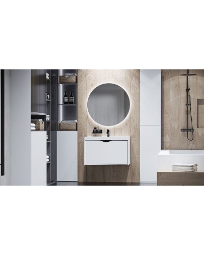 Тумба под раковину Velvex Rigli 80 tpRIG.80.1Y-21.631.231 подвесная Белая Графит