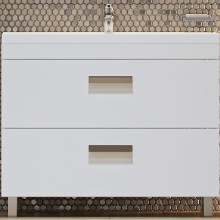 Тумба под раковину Velvex Orlando 100 tnORL.100-211 Белая матовая