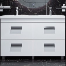 Тумба под раковину Velvex Orlando 120 tnORL.120-211 Белая матовая