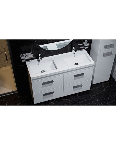 Тумба под раковину Velvex Orlando 120 tnORL.120-211 Белая матовая