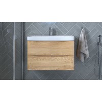 Тумба под раковину Velvex Clay 80 tpCLA.80.2Y-230 подвесная Дуб верона