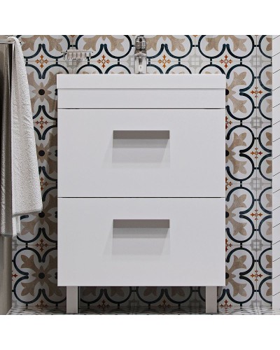 Тумба под раковину Velvex Orlando 60 tnORL.60-211 Белая матовая