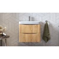 Тумба под раковину Velvex Clay 60 tpCLA.60.2Y-230 подвесная Дуб верона