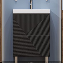 Тумба под раковину Velvex Edge 60 tnEDG.60.2Y-231 Графит