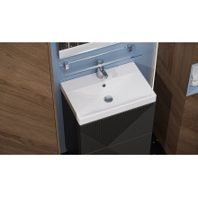 Тумба под раковину Velvex Edge 60 tnEDG.60.2Y-231 Графит