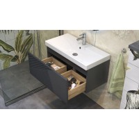 Тумба под раковину Velvex Edge 80 tpEDG.80.1Y-231 подвесная Графит