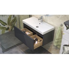 Тумба под раковину Velvex Edge 80 tpEDG.80.1Y-231 подвесная Графит