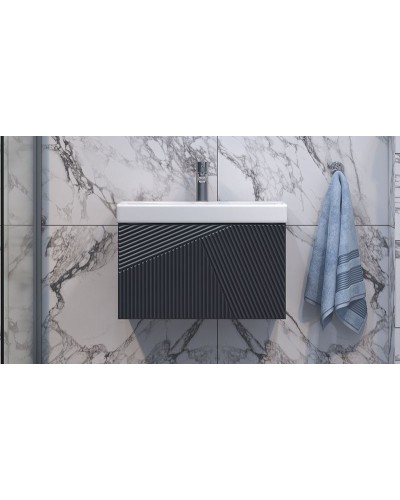 Тумба под раковину Velvex Edge 60 tpEDG.60.1Y-231 подвесная Графит